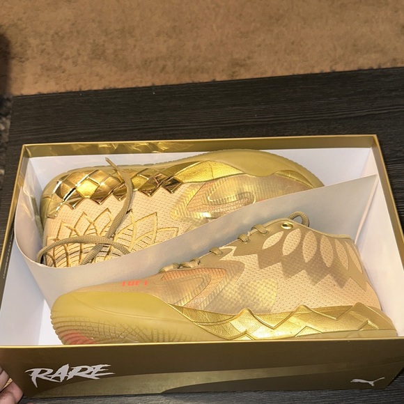 Puma Gold Sneakers. Melo .01 - Picture 1 of 11